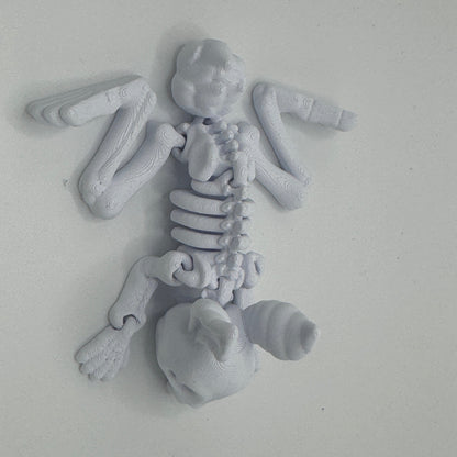 3D-printed bunny model on a white background